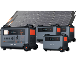 Oscal PowerMax 6000 | 6000W Portable Power Station with 120/240V Dual Voltage