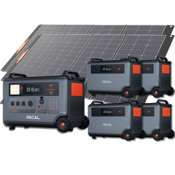 Oscal PowerMax 6000 | 6000W Portable Power Station with 120/240V Dual Voltage