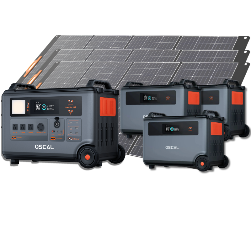 Oscal PowerMax 6000 | 6000W Portable Power Station with 120/240V Dual Voltage