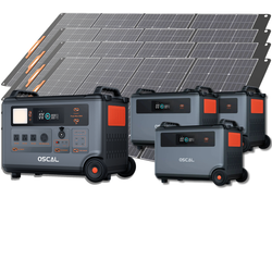 Oscal PowerMax 6000 | 6000W Portable Power Station with 120/240V Dual Voltage