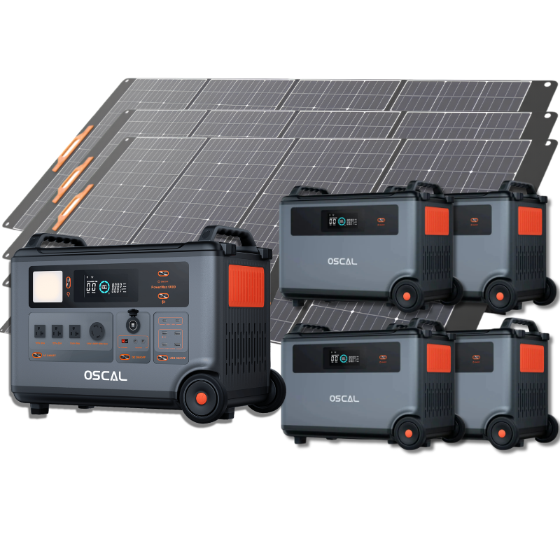 Oscal PowerMax 6000 | 6000W Portable Power Station with 120/240V Dual Voltage