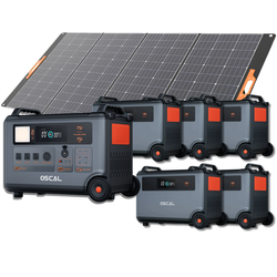 Oscal PowerMax 6000 | 6000W Portable Power Station with 120/240V Dual Voltage