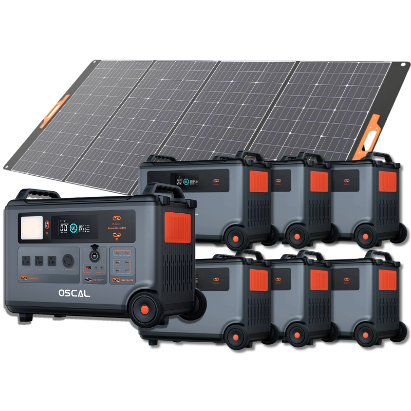 Oscal PowerMax 6000 | 6000W Portable Power Station with 120/240V Dual Voltage