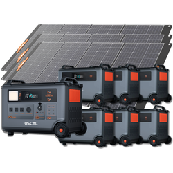 Oscal PowerMax 6000 | 6000W Portable Power Station with 120/240V Dual Voltage