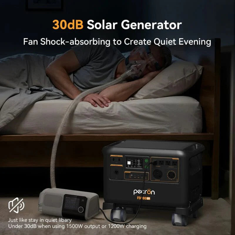 PECRON F5000LFP Portable Power Station 7200W 5120Wh 120V/240V
