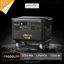 PECRON F5000LFP Portable Power Station 7200W 5120Wh 120V/240V