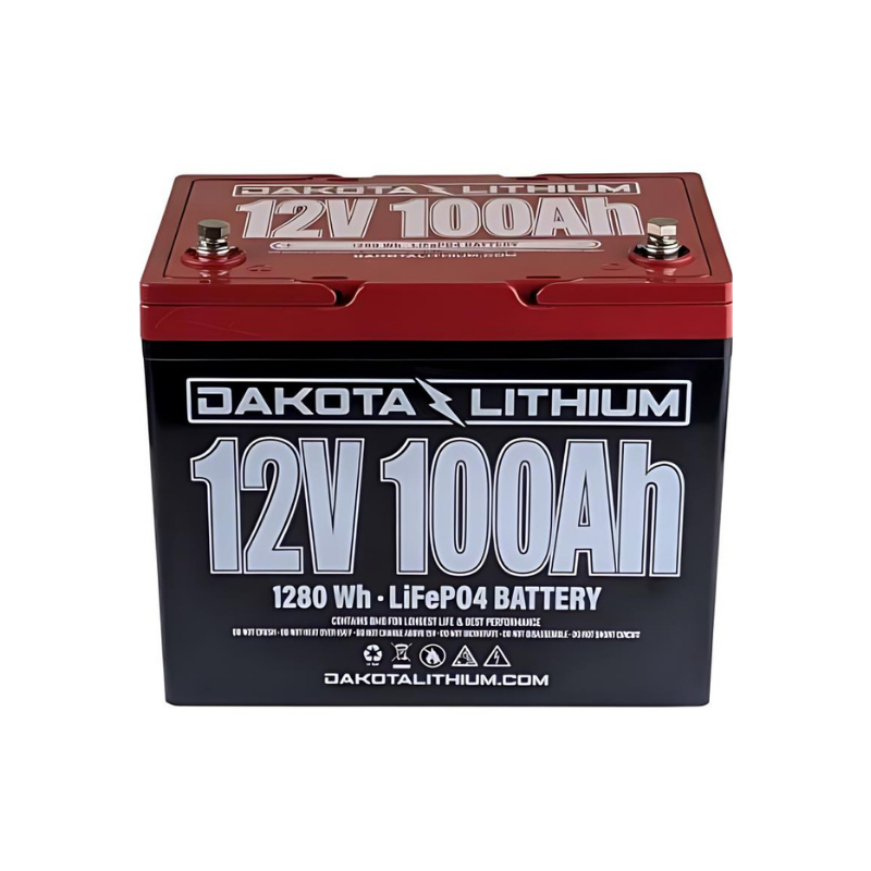 Dakota Lithium 12V 100Ah Deep Cycle Heated LiFePO4 Battery
