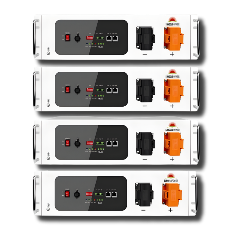 Sungold Power | 4X SGH48100T Server Rack 48V 100Ah Lithium Battery Self-Heating