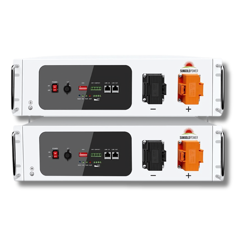 Sungold Power | 2X SGH48100T Server Rack 48V 100Ah Lithium Battery Self-Heating