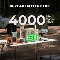 Jackery Portable Power Station Explorer 1000 v2 Dune White
