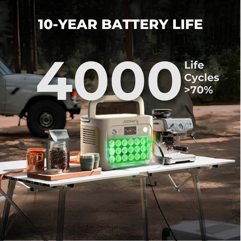 Jackery Portable Power Station Explorer 1000 v2 Dune White