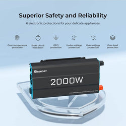 Renogy 2000W 12V Pure Sine Wave Inverter Inverters Renogy