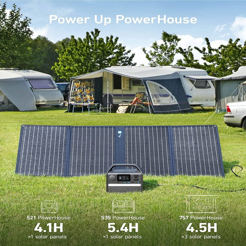 Powerhouse With Anker SOLIX 100W Foldable Solar Panel
