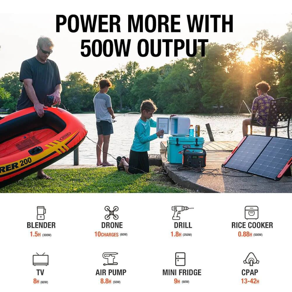 Power More With Jackery Explorer 550 Portable Power Station