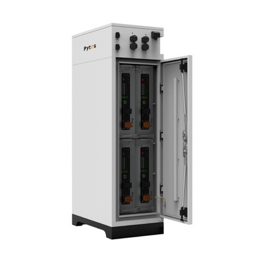 Pytes 20.48 kWh Battery Cabinet Bundle – Includes 4 x V5 Batteries & Outdoor Enclosure Server Rack Batteries Pytes