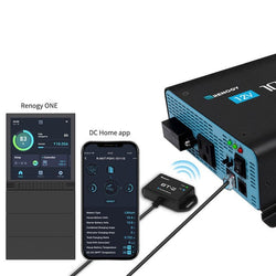 Renogy 1000W 12V Pure Sine Wave Inverter with Power Saving Mode Inverters Renogy