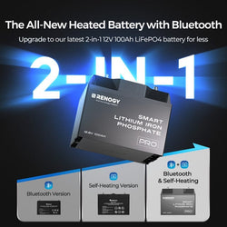 Renogy 12V 100Ah Pro Smart Self-Heating Lithium Iron Phosphate Battery With Bluetooth Batteries Renogy