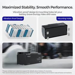 Renogy 12V 200Ah Pro Smart Lithium Iron Phosphate Battery w/Bluetooth & Self-heating Function Batteries Renogy