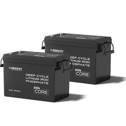 Renogy Core Mini - 12.8V 300Ah Lithium Iron Phosphate Battery w/ Low-Temperature Protection Batteries Renogy 2 x Core Mini - 12.8V 300Ah LifePO4 Batteries