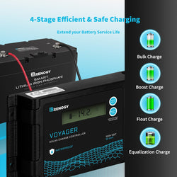 Renogy New Edition Voyager 20A PWM Waterproof Solar Charge Controller Solar Charge Controllers Renogy