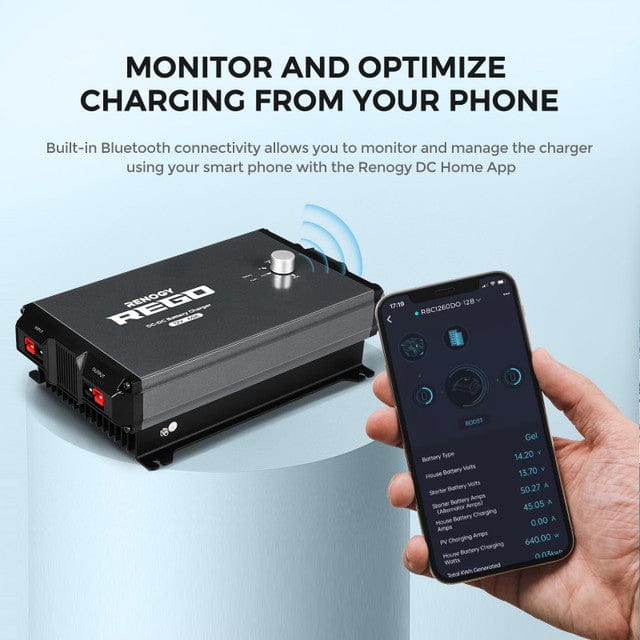 Renogy REGO 12V 60A DC-DC Battery Charger DC To DC Chargers Renogy