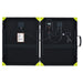 Flat back view of the RICHSOLAR Mega 100/200W Briefcase Portable Solar Charging Kit
