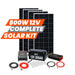 RICH SOLAR 12V 800W Solar Kit with Voltage and Wattage Labels