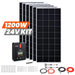 RICH SOLAR 24V 1200W Solar Kit with Voltage and Wattage Labels