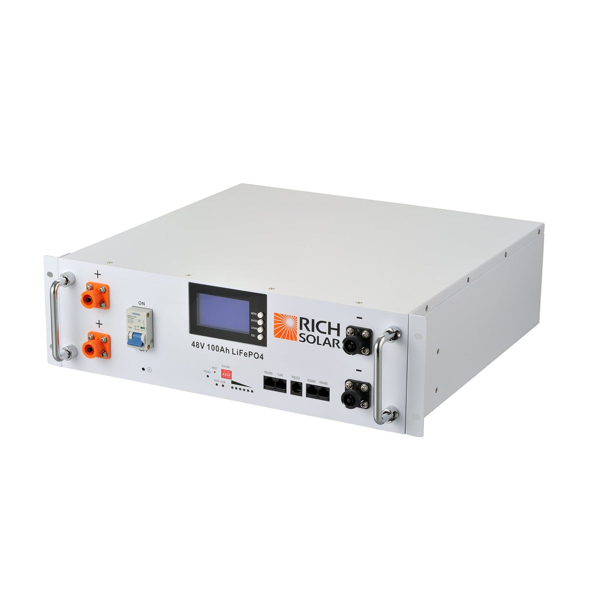RICH SOLAR | ALPHA 5 | 48V 100Ah LiFePO4 Battery | Premium 48V Server Rack Lithium Battery for Residential, Commercial, Off-Grid | 7,000 Lifetime Cycles Server Rack Batteries RICH SOLAR