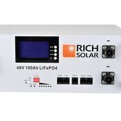 RICH SOLAR | ALPHA 5 | 48V 100Ah LiFePO4 Battery | Premium 48V Server Rack Lithium Battery for Residential, Commercial, Off-Grid | 7,000 Lifetime Cycles Server Rack Batteries RICH SOLAR