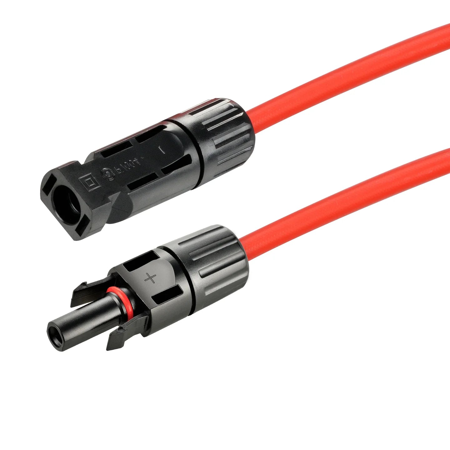 RICH SOLAR 10 Gauge (10AWG) Solar Panel Extension Cable Wire with Solar Connectors (Red & Black Set)