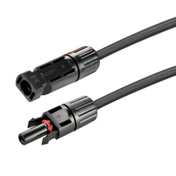 RICH SOLAR 10 Gauge Solar Panel Extension Cable with Male and Female Solar Connector Ends | Pair of 10AWG Red and Black Extension Wire with Connectors on Both Ends | Choose Cable Length: 10ft, 15ft, 20ft, 30ft, 50ft, 75ft, 100ft Accessories RICH SOLAR