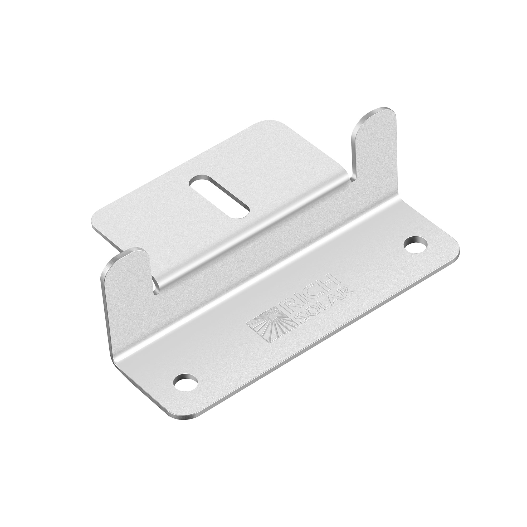 RICH SOLAR | Z-Brackets | Mounting Hardware Z-Brackets with Screws | Designed for RICH SOLAR MEGA Series Solar Panels | Easy to Install Mounts RICH SOLAR 3/4" Silver
