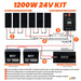 RICHSOLAR 1200-Watt 24V Solar Kit Connection Guide