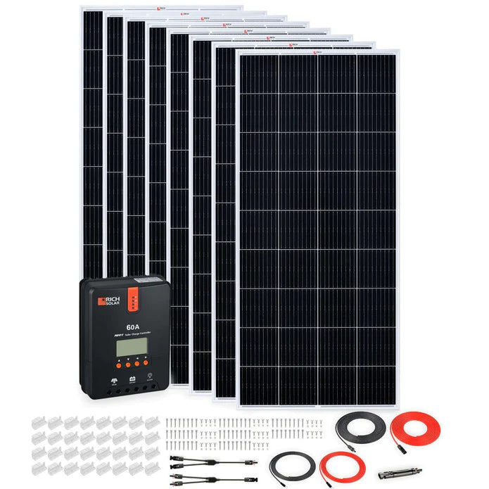 RICHSOLAR 1600-Watt 24V Solar Kit Front View