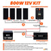 RICHSOLAR 800-Watt 12V Solar Kit Connection Guide