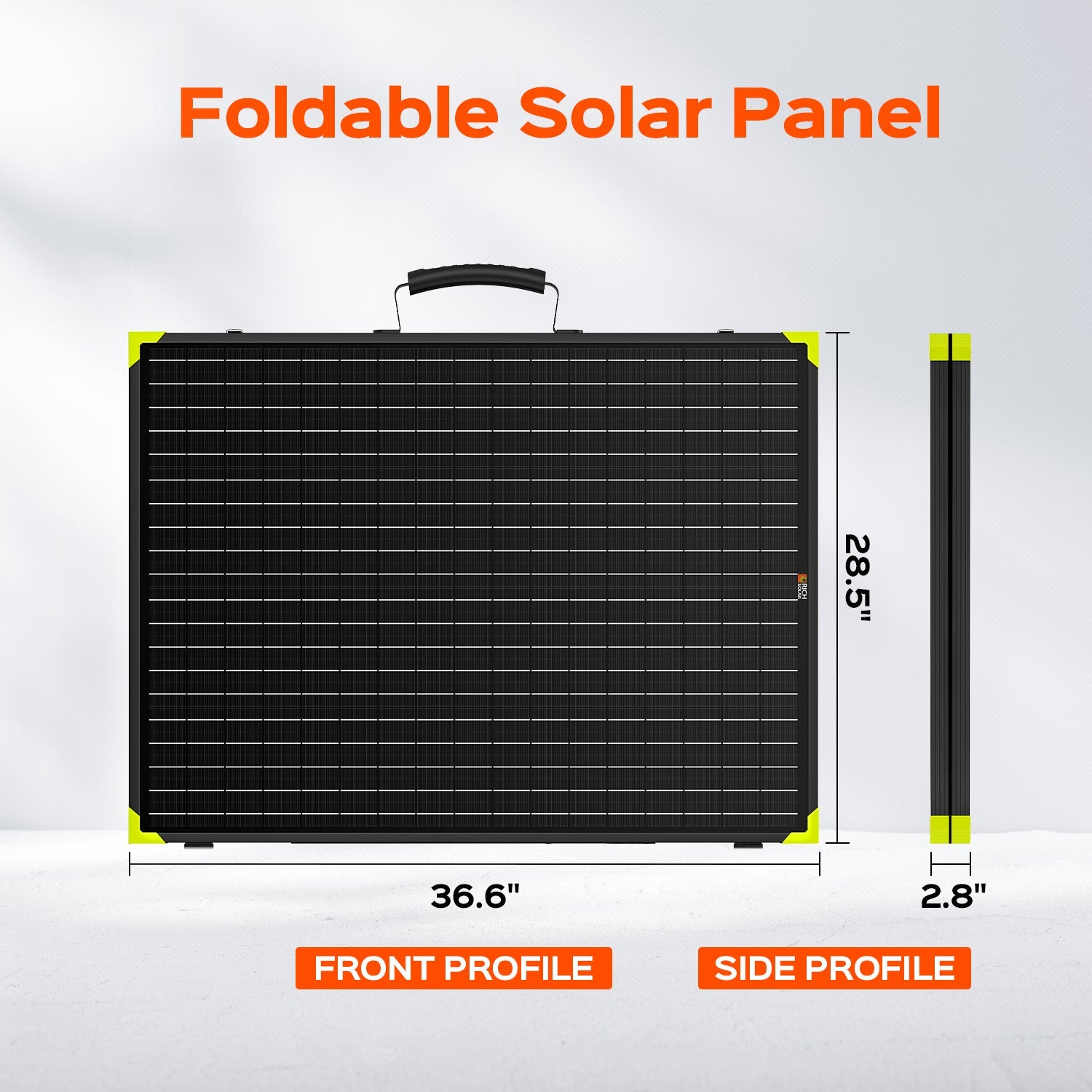 RICH SOLAR MEGA 200 - 200W 12V Portable Briefcase Solar Panel, High Efficiency, Ideal for Generators & Campers Solar Panels Rich Solar