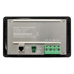 RICH SOLAR 30 Amp Flush Mount PWM Solar Charge Controller | 30A 12V/24V PWM Controller for RVs, Trailers, Campers, Vans, Boats, Off-Grid | Top Rated Battery Charge Controllers RICH SOLAR