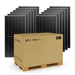 RICH SOLAR MEGA 580 BIFACIAL | 580 Watt Bifacial Solar Panel | Premium Grid-tie or Off-grid Solar Panel for Residential, Commercial, Agriculture | 25-Year Output Warranty | UL Certified