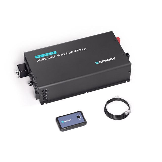 Renogy 3000W 12V Pro Pure Sine Wave Inverter With EcoSleep Mode Inverters Renogy