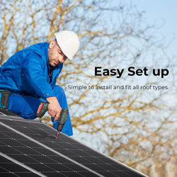 Renogy 100 Watt 12 Volt Monocrystalline Solar Panel (Compact Design) Solar Panels Renogy