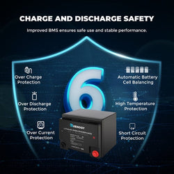 Renogy 12 Volt 50 Ah Lithium Iron Phosphate Battery Batteries Renogy