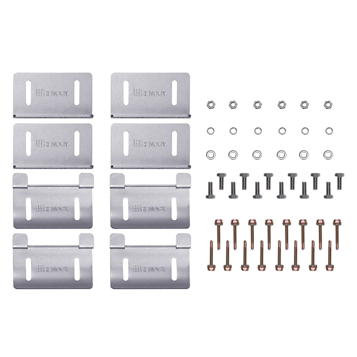 Renogy Solar Panel Mounting Curved Z Brackets Solar Panel Mounts Renogy