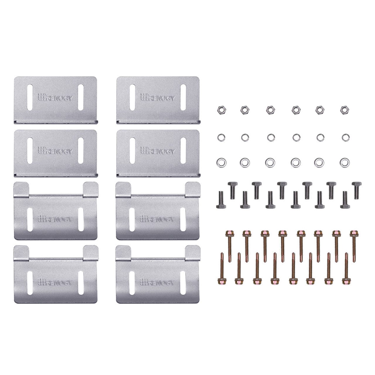Renogy Solar Panel Mounting Curved Z Brackets Solar Panel Mounts Renogy