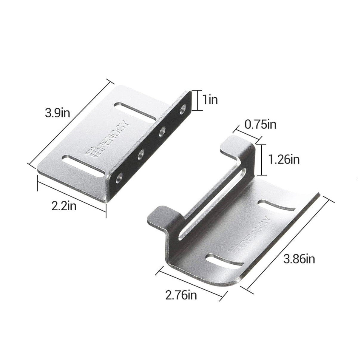 Renogy Solar Panel Mounting Curved Z Brackets Solar Panel Mounts Renogy