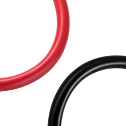 RICH SOLAR 2 Gauge 5/16” Battery Cables | Pair of 2AWG Red and Black Pure Copper Inverter Battery Cables with 5/16” Lugs | Choose Cable Length: 1ft, 1.5ft, 2ft, 3ft, 4ft, 5ft, 6ft, 8ft, 10ft Wiring Cable RICH SOLAR
