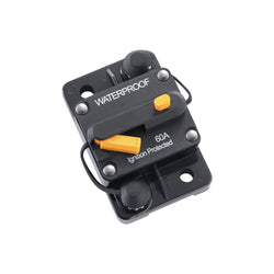 RICH SOLAR Single Pole Waterproof Circuit Breaker | Waterproof Thermal Type Breaker | Choose Amp: 40A, 60A, 80A, 100A, 120A, 150A, 150A, 200A, 250A Circuit Breakers RICH SOLAR