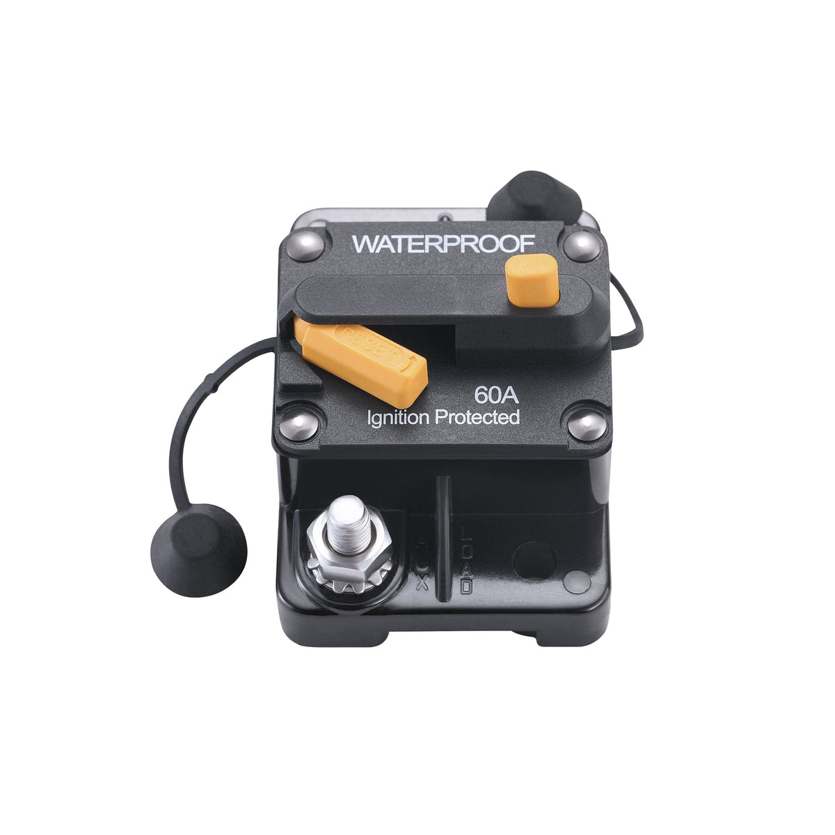 RICH SOLAR Single Pole Waterproof Circuit Breaker | Waterproof Thermal Type Breaker | Choose Amp: 40A, 60A, 80A, 100A, 120A, 150A, 150A, 200A, 250A Circuit Breakers RICH SOLAR