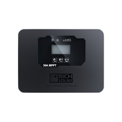 RICH SOLAR BRAVO FLUSH 30 | 30 Amp Flush Mount MPPT Solar Charge Controller | Premium 30A 12V/24V MPPT Flush Mount Solar Controller for RVs, Trailers, Campers, Vans, Boats, Off-Grid | #1 Flush Mount MPPT Solar Controller MPPT Charge Controllers RICH SOLAR