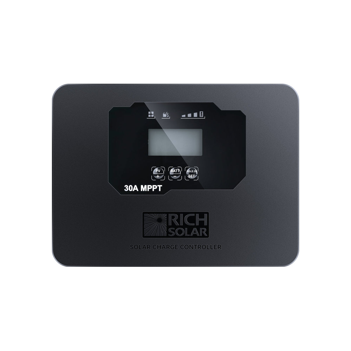 RICH SOLAR BRAVO FLUSH 30 | 30 Amp Flush Mount MPPT Solar Charge Controller | Premium 30A 12V/24V MPPT Flush Mount Solar Controller for RVs, Trailers, Campers, Vans, Boats, Off-Grid | #1 Flush Mount MPPT Solar Controller MPPT Charge Controllers RICH SOLAR
